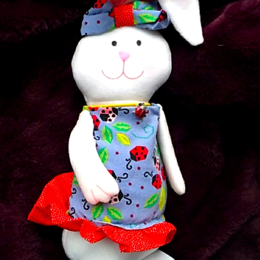 Ladybug bunny decor